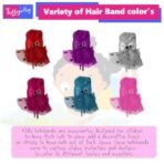 TEMPERIA (6 pcs) Hair Band For Girls & Kids - Stylish & Fancy Hairband Headband Cute Accessories - Multicolour - Fast Shipping to USA & Canada - Image 4