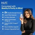 INLIFE Fish Oil Omega 3 1000mg Double Strength - 60 Softgels - Fast Shipping to USA & Canada - Image 6