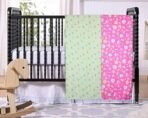 MOM CARE Cotton Baby Blanket for Summer New Born Baby Dohar Super Soft Double Layer Infants Toddlers revesible for 0-4 yrs Pink and Green 150cm X 100cm - Fast Shipping to USA & Canada - Image 3