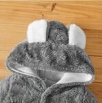 First Kick Baby Wearable Sleeping Bag New Born Hooded Snap Button Closer Security Bag (12-18 Months, Grey) - Fast Shipping to USA & Canada - Image 4