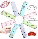 MOM CARE Cotton Face Towels for Babies Extra Soft/Quick Dry/Strong Water Absorbent/Napkins Towel for Kids, Boys and Girls Pack of 4 Multi Color 25x25 cm - Fast Shipping to USA & Canada - Image 3