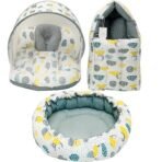 Infantbond Reversible Nest Mattress with Net (Gray Spiral) ? Fast Shipping to USA & Canada - Image 2