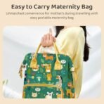 StarAndDaisy Diaper Bag for Mothers for Travel/Diaper Bags for Mom with Multiple Pockets, Baby Bag for Mother Travel 26L Capacity with 3 Double Insulated Pockets- Jungle Print - Fast Shipping to USA & Canada - Image 6