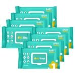 1st Step Baby Wet Wipes with Lid Enriched and Aloe-Vera and Jojoba Oil (72 Wipes/Pack x 8 Packs = 576 Wipes) - Fast Shipping to USA & Canada - Image 2