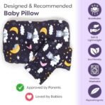 a baby cherry Organic Cotton Baby Pillow for Newborns (0M to 3 Years) ? Unisex | Washable | Pillow Cover Included - Fast Shipping to USA & Canada - Image 4