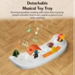 StarAndDaisy Baby Walker, Walker for Kids 6-18months Boy & Girl with Anti Fall Brake Pads, Push Walker 3 Speed Height Adjustment, Multi-Level Seat Adjustment, Recreational Music Toy Bar. - Fast Shipping to USA & Canada - Image 6