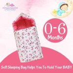 Infantbond Born Baby Bed with Net & Carry Bag (Star & Moon Pink) ? Fast Shipping to USA & Canada - Image 5