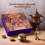 Orika Tea Gift Set | Includes Complimentary 4 Cups & 1 Wooden Spoon, 1 Premium Sugar-Free Kawah Tea Premix, 1 Idukki Bold Green Cardamom 25g, 1 Indian Chai Masala 70g | Perfect Winter Gift Box - Fast Shipping to USA & Canada - Image 4