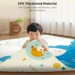 StarAndDaisy Play Mat for Babies, Infants & Toddlers/Baby Mats for Floor with Double Sided Water Proof/Baby Play Mat for Kids Reversible & Foldable Design - Fast Shipping to USA & Canada - Image 6