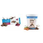 MYFITNESS Peanut Butter & PRO.FITNESS Protein Bar 510g + 6x34g | Choco Spread with Almond Crunch & Protein Bars - Fast Shipping to USA & Canada