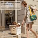 StarAndDaisy Diaper Bag/Diaper Bags for Mom with Light Weight and Potable Design/Multi Compartments, Waterproof Baby Bag with Ultra soft fabric. - Fast Shipping to USA & Canada - Image 6