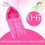 Infantbond Mattress Combo with Net & Bedding (Star Pink) ? Fast Shipping to USA & Canada - Image 5