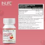 INLIFE Apple Cider Vinegar 500mg - 60 Capsules - Fast Shipping to USA & Canada - Image 3