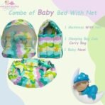 Infantbond Reversible Nest Mattress with Net (Pista Green Star) ? Fast Shipping to USA & Canada - Image 4