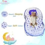 Infantbond Combo Bed with Net & Carry Bag (Blue Moon) ? Fast Shipping to USA & Canada - Image 5