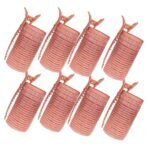 TEMPERIA (8 pcs) Heatless Hair Curler Roller with Clips for Women - Premium Velcro Rollers for Curling Hair - Lightweight and Portable No Heat Hair Curl Tools (Random Colors) - Fast Shipping to USA & Canada - Image 2