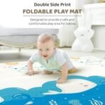 StarAndDaisy Play Mat for Babies, Infants & Toddlers/Baby Mats for Floor with Double Sided Water Proof/Baby Play Mat for Kids Reversible & Foldable Design - Fast Shipping to USA & Canada - Image 7