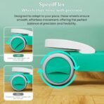 StarAndDaisy Elegant Baby Walker 0-2 Years/Walker for Kids Girl Boy with Anti Fall Brake Pads, 3 Speed Height Adjustment, Multi-Level Seat Adjustment, Recreational Music Toy Bar (Quirky Green) - Fast Shipping to USA & Canada - Image 6