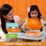 a baby cherry - Baby Bibs | Bib For Baby | Comfortable Soft, Durable, Easy Wipe, Waterproof, Adjustable Neckline Buttons - Fast Shipping to USA & Canada - Image 3