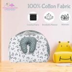 Infantbond Born Baby Bed with Net & Carry Bag (Star & Moon Grey) ? Fast Shipping to USA & Canada - Image 6