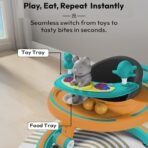 StarAndDaisy Baby Walkers for 6-24 Month Baby Boy Girl /360?Walker for Kids with 7 Level Height Adjustment/Walker for Baby with Switchable Food & Musical Toy Tray -Orange Green - Fast Shipping to USA & Canada - Image 7