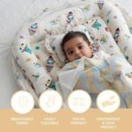 TIDY SLEEP Mosquito Net Bedding for Baby | Baby Gadda for New Born| 0Months+ | Size:90x65Cm | (Our Mission) - Fast Shipping to USA & Canada - Image 3