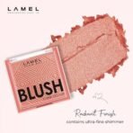 Lamel- Blush cheek colour 402- Rouge|Richly pigmented | Matte finish | Soft, silky texture |Blends easily |Universally flattering shades |3.8gm - Fast Shipping to USA & Canada - Image 6