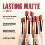 FOCALLURE Lasting Matte Lipstick NU03 Mappel Nude (3.5g) | Non-Drying, Highly Pigmented, Lightweight Matte Finish - Fast Shipping to USA & Canada - Image 3
