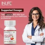 INLIFE Apple Cider Vinegar 500mg - 60 Capsules - Fast Shipping to USA & Canada - Image 4
