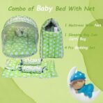 Infantbond Baby Bed Combo with Carry Bag (Sheep Green) ? Fast Shipping to USA & Canada - Image 4