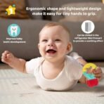 1st Step Water Filled Silicone Baby Cooling Teether Soother, 100% Safe BPA Free 4M+ (Pack of 3) - Fast Shipping to USA & Canada - Image 5