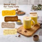 Two Brothers Organic Farms Golden Milk Powder (200G) | Organic, Sugar Free, Preservative Free, No Additives Pure Wellness - Fast Shipping to USA & Canada - Image 5