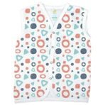 1ST STEP Button Type 100% Organic Muslin Jhabla (Medium (3-6 Months), Multicolor 1) - Fast Shipping to USA & Canada - Image 4