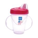 Mee Mee Baby Trainer Sippy Cup | Soft Spout, Leakproof Sipper for Toddlers | Dual Handle for Easy Grip | Non -Toxic, Lightweight & BPA Free, Pink (180 Ml) - Fast Shipping to USA & Canada