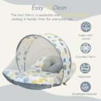 Infantbond Baby Mattress with Net & Nest Bedding (Grey Spiral) ? Fast Shipping to USA & Canada - Image 6