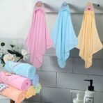 MOM CARE Cotton Hooded Bath Towels for Newborn Baby Wash Cloth for Babies Extra Soft Bathing Towel Infants Toddlers,(Pack of 1) Yellow L-76cm X B-76cm - Fast Shipping to USA & Canada - Image 6