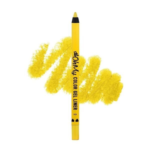 Lamel- 404 Oh My Color Gel Eyeliner - Yellow, Creamy Texture, Hypoallergenic & Super Long Lasting, Glides Effortlessly, Vibrant Shades, Cruelty-Free Eyeliner Waterproof Pencil - 1.4gm - Fast Shipping to USA & Canada