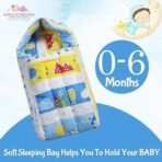 Infantbond Born Baby Bed with Net & Carry Bag (Blue Fox) ? Fast Shipping to USA & Canada - Image 5