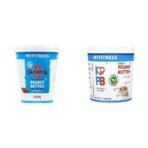 MYFITNESS Unsweetened Crunchy & Olympia High Protein Crispy PB Combo 1250g+510g - Fast Shipping to USA & Canada