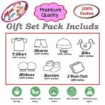MOM CARE Newborn Baby Gift Set Has All Newborn Baby Essential Clothes in Baby Gift Set for or Girls Unisex 9 pcs (Red) - Fast Shipping to USA & Canada - Image 4