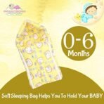 Infantbond Mattress with Net & Sleeping Bag (Blue/Yellow) ? Fast Shipping to USA & Canada - Image 5