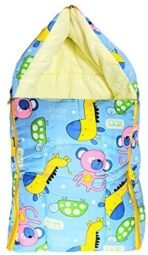 First Kick Cotton Baby Blankets Newborn Pack of Super Soft Baby Wrapper Cum Baby Sleeping Bag For Baby Boys, Baby Girls, Babies (0-3 Months) Lightweight, Blue - Fast Shipping to USA & Canada - Image 2