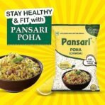 Pansari Thick Poha/Chiwda with Free Masala 500G (500g (Pack of 3)) - Fast Shipping to USA & Canada - Image 5