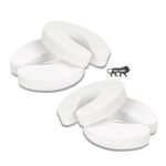 Kids Station Baby Proofing Finger Pinch Door Guard for Kids Safety, Pack of 4 White, Made in India, Door Stopper Guard for Accidental Door Lock & Slamming for Child, Babies & Pet Safety - Fast Shipping to USA & Canada