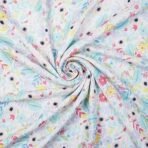 haus & kinder 100% Cotton Reversible Muslin Blanket For Newborn Baby Boy And Girl, Triple Layer Blanket 0-2 Years, Size- 120 Cm X 120 Cm (Little Bloom), Blue, 200 TC - Fast Shipping to USA & Canada - Image 5