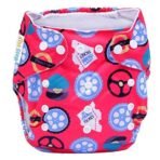 1st Step Size Freesize Adjustable, Washable and Reusable Diaper with Diaper Liner (Wheels) - Fast Shipping to USA & Canada - Image 3