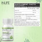 INLIFE Neem Oil 350mg with Peppermint Oil 150mg - 120 Liquid Capsules - Fast Shipping to USA & Canada - Image 3