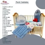 Infantbond 72 in 1 Baby Gift Combo (Crown Grey) ? Fast Shipping to USA & Canada - Image 3