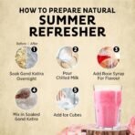 Orika Gond Katira (Tragacanth Gum) ? 80g | Natural Cooling Agent | For Sharbat, Desserts & Ayurvedic Use (1) - Fast Shipping to USA & Canada - Image 5