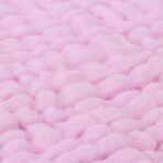 MOM'S HOME Cotton Baby Super Soft Absorbent Muslin 6 Layer Wash Towel- 100X100 CM - (0-3 Years)- Pink - Fast Shipping to USA & Canada - Image 5